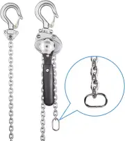 Mini Lever Chain Hoist 1/2 Ton，Small Come along 1100 Lbs 5Ft Lift ，Weighs Just 5