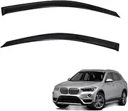 OAD4X4 Weathershields Compatible with BMW X1 F48 Series 2015-2022, Weather Shields Window Visors Wind Deflectors Sun Rain Guard 2PCS Set