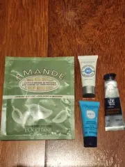 L'Occitane Crunchy muesly scrub & Assorted Face creams. New