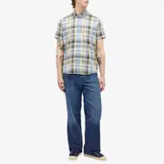 Armor-Lux Button Down Short Sleeve Check Shirt