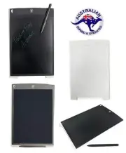 LCD Electronic Writing Tablet White Board 12" eWriter Doodle Pad Kids MessageA2