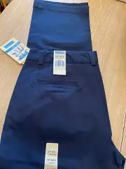 DOCKERS Size 12P Medium Nina Pant Classic Fit NAVY Stretch NEW
