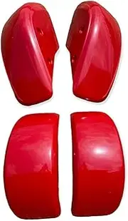 FL250 Odyssey FL 250 (1977-1984) Red Plastic Front & Rear Fender Set | Desert Sand Design | Durable Replacement for Honda