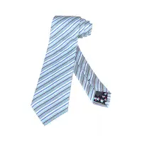 在飛比找蝦皮商城優惠-PAUL SMITH 標籤LOGO小花內裡設計斜紋真絲領帶(