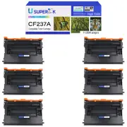 6PK CF237A Toner Cartridge Compatible for HP 37A Enterprise Flow MFP M631h M632z