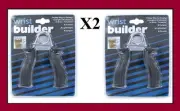2x Spring Hand Grip Exercise Forearm Wrist Strength & Endurance Builder