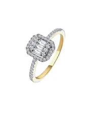 Forever Creations USA Inc. Signature Collection 14K 0.26 ct. tw. Diamond Cluster Ring