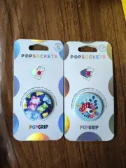 2 Popsockets Pop Grip Gummy Galaxy & Shroom Blooms
