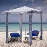Portable Beach Cabana Tent Sun Shelter 180cm UPF50+Carry Bag UV Protection Shade