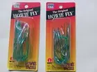 2 Howie's Tackle Original Howie Fly Rigged Glitter Aqua