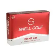 NEW GOLF BALLS - NEW SNELL PRIME 4.0 Golf Balls 12pk - 1 Dozen White