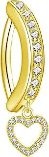 [Fmzrbnih] Navel Rings - Navel Piercing Jewelry For Elegant Girls, Navel Bar Rings For Women | Navel Piercing, Fashion Rings For Mother, Girlfriend, Sisters
