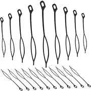 30pcs Portable Ergonomic Hair Crochet Hooks Dreadlocks Braids Weaving Versatile Hair Tool for Easy Styling Unique Hairstyles for Go Use