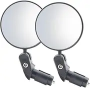 BESPORTBLE 1Pair Rotatable Bicycle Rearview Mirrors Bike Mirrors for Handlebars Easy Installation Lightweight Cycling Accessories for Road and Mountain Bikes