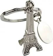 [WRITWAA] Keychains Tower Creative Key Ring Holder Set 3d Eiffel Tower Decorative Present