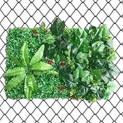 Privacy Fence Screen - Realistic Hedge Fence Privacy Screen Panels - 15.74x23.62in UV Protection Fresh Faux Foliage Backdrop Wall Decorative Fences for Indoor Outdoor