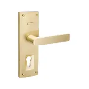 Zanda 200mm Satin Brass Kent Knox Entrance Set