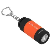 2.1" Mini Rechargeable LED Keychain Flashlight USB Charging Orange