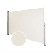 Elora Side Partition Screen Awning Beige 200x300cm Sun Shade Indoor Outdoor