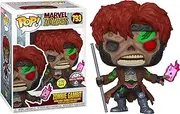 Funko PoP! Marvel Zombies - Gambit Glow Vinyl Figure, 10 cm Size