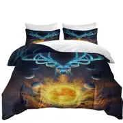 Celestial Sun Moons God Deer Quilt Cover
