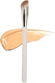 Beauty Angled Under Eye Concealer Brush, Foundation Concealer for Dark Circles, Finger Shape Nose Contour Makeup Brush for Liquid and Cream Blending and Diffusing, Under Eye Powder Brush.