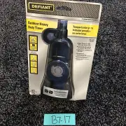 NIP Sealed Defiant Outdoor Heavy Duty Timer 1000 015 597 w/ 2 Grounded Outlets