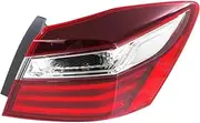 Compatible for Accord Sedan 2016 2017 Tail Lights DRL Car Rear Lamps Assembly Accessories(1pcs for right)