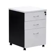 New Mobile Desk Pedestal with Key lock 2P 1F Office Cabinet Under Desk Drawers