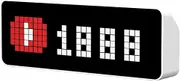 ULANZI Smart Pixel Clock TC001 Digital Clock with LED Full-Color Large Screen/Follower Count Real-Time Display/Tomato Clock/Temperature Display/Long Battery Life (Large)