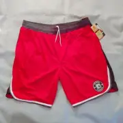 And1 Red/Black Workout Basketball Shorts Men's size 2XL NEW!
