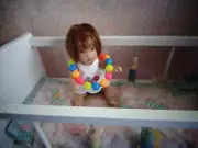 Mini baby toy Vintage pop beads for Ellery Kish or 5-10" polymer clay baby