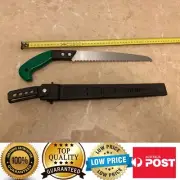Hand Saw 300mm Pruning Saw Portable Waist Sheath With Belt Buckle,AU Stock