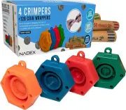 128 Assorted Preformed Crimped End Coin Roll Wrappers with Color Coded Coin Wrap
