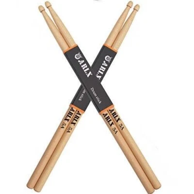 ARLX Drum Sticks 5A Wood Tip Drumstick Maple 2 Pair