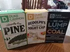 3 LARGE DUKE CANNON BIG ASS LUMP COAL/PINE/RUDOLPH'S NIGHT CAP SOAP NEW!