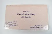 Vintage Lightfoot's Complexion Soaps Lanolin Beauty Profession Fragrance Nice!