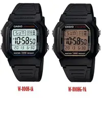 在飛比找Yahoo!奇摩拍賣優惠-卡西歐CASIO腕錶經典造型之一W-800H-1A.W-80