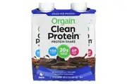 Orgain, Clean Protein Shake, Creamy Chocolate Fudge, 4 Pack, 11 fl oz (330 ml) Each