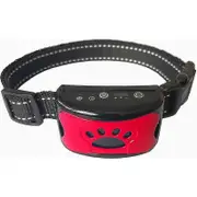 Miofth 3 In1 Collier Anti-aboiement Pour Chien Dispositif D'aboiement Excessif Sr Inoffensif &amp Formation Anti-aboiements Sans Cruaut, Rouge