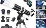 Telescope, 90mm Aperture 900mm Astronomical Refractor Telescope for Adults