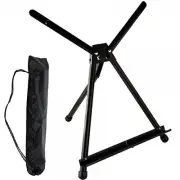 SoHo Aluminum Folding Table Top Easel Table-Display - Black - 10 Pack