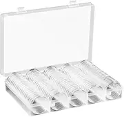 MAGICLULU 100pcs coin clip silver coin holder 32mm coin holder coin container case coins for collectors transparent coin protector coin case commemorative coin protective case