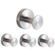 Bath Towel Hooks,4 Pack SUS304 Stainless Steel Robe Coat Robe Clothes Hook，He...