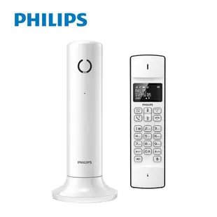 【Philips 飛利浦】Linea設計款無線電話-白色 (M4501W/96)