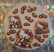 Hello Kitty Cheetos Christmas Ornament Real Pearl Custom #170