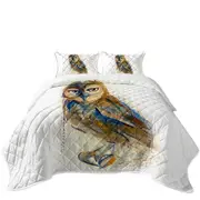 Art Drawing Sophisticated Owl Coverlet