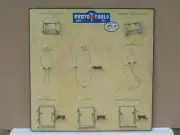 VTG Proto Tools Store Display Sign Old Signage Advertisement Board NOS Rare