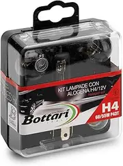 Bottari SpA 28045 Homologated H4 Halogen Bulb Kit with Fuses