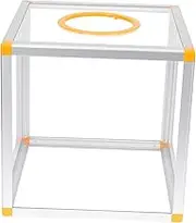 Veemoon Box Transparent Raffle Box Multi Functional Donation Case for Tickets Safe Acrylic Design for Events Parties and Gatherings